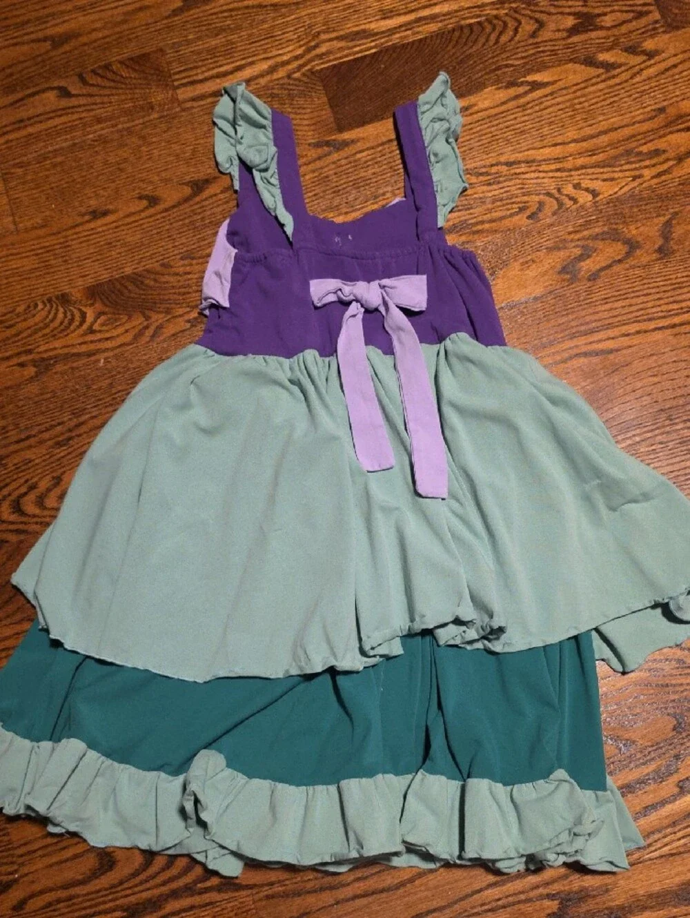 Girls' Ariel Purple and Teal Princess Costume Dress